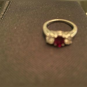 Tiffany & Co.  Purchase Platinum Diamond and Ruby cocktail ring